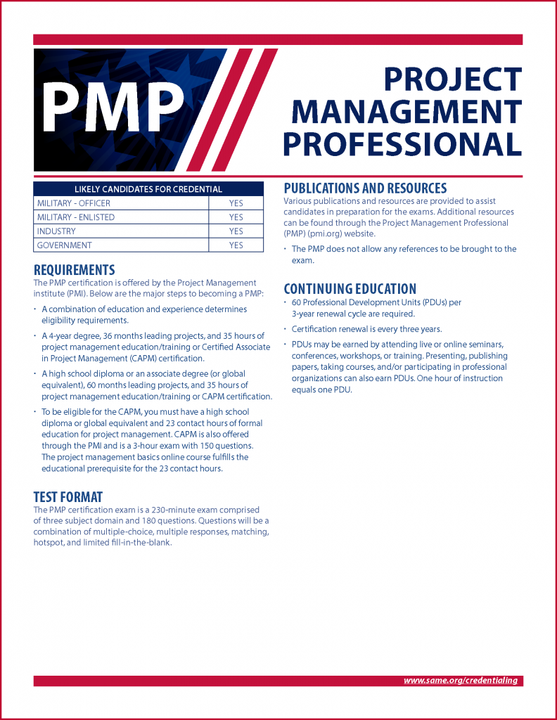Project Management Professional